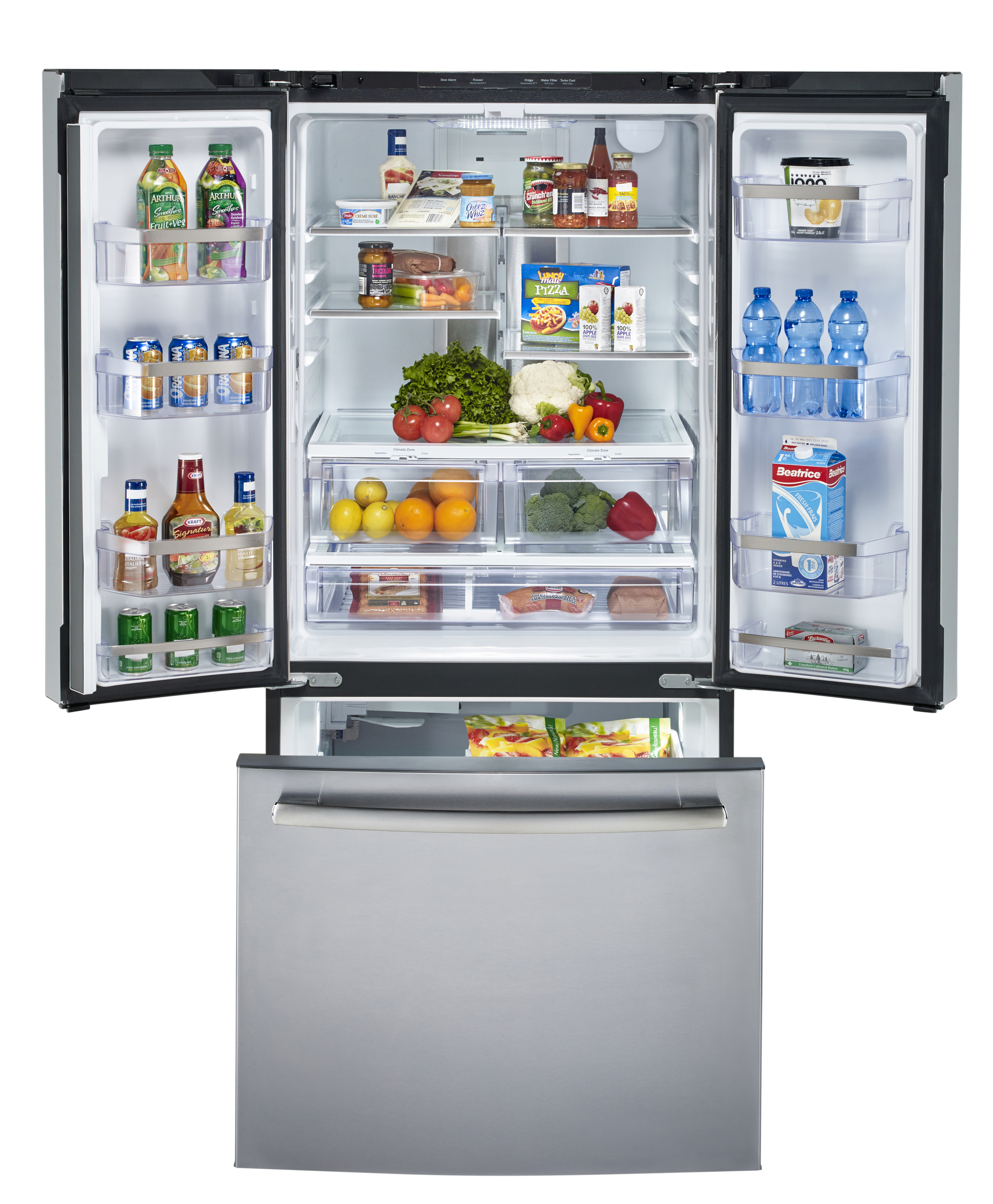 22570 - fridge - PNE25NSLKSS - open - full 22570 - fridge - PNE25NSLKSS - open - full