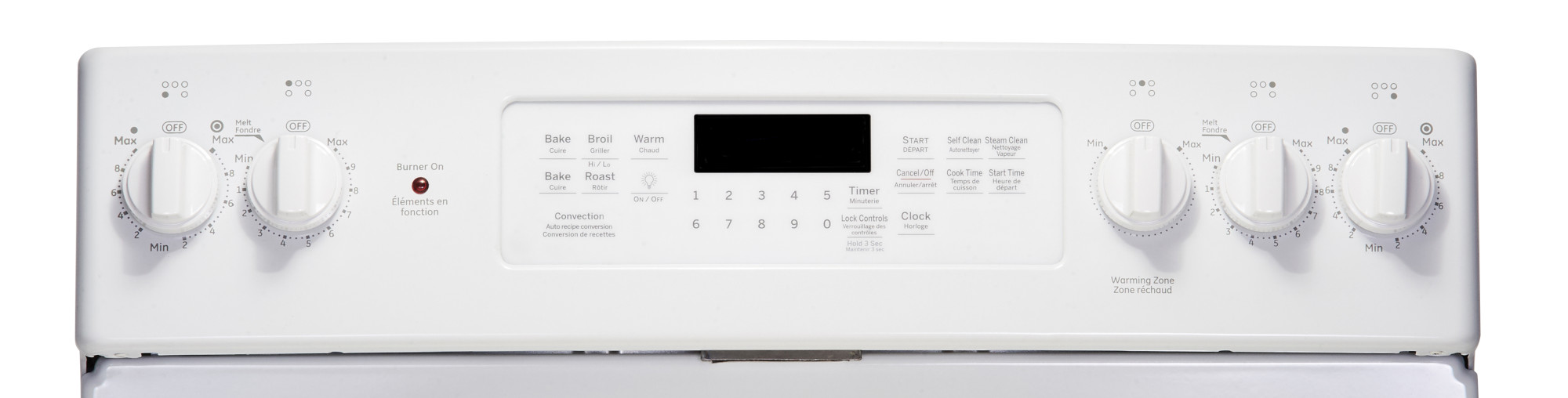 22824 - Convection Self Clean Range - JCB840DKWW - Control 22824 - Convection Self Clean Range - JCB840DKWW - Control