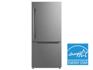 23754 - 19 Cubic Foot Bottom Mount Fridge - M-MDE19DSNKSS - Stainless Steel