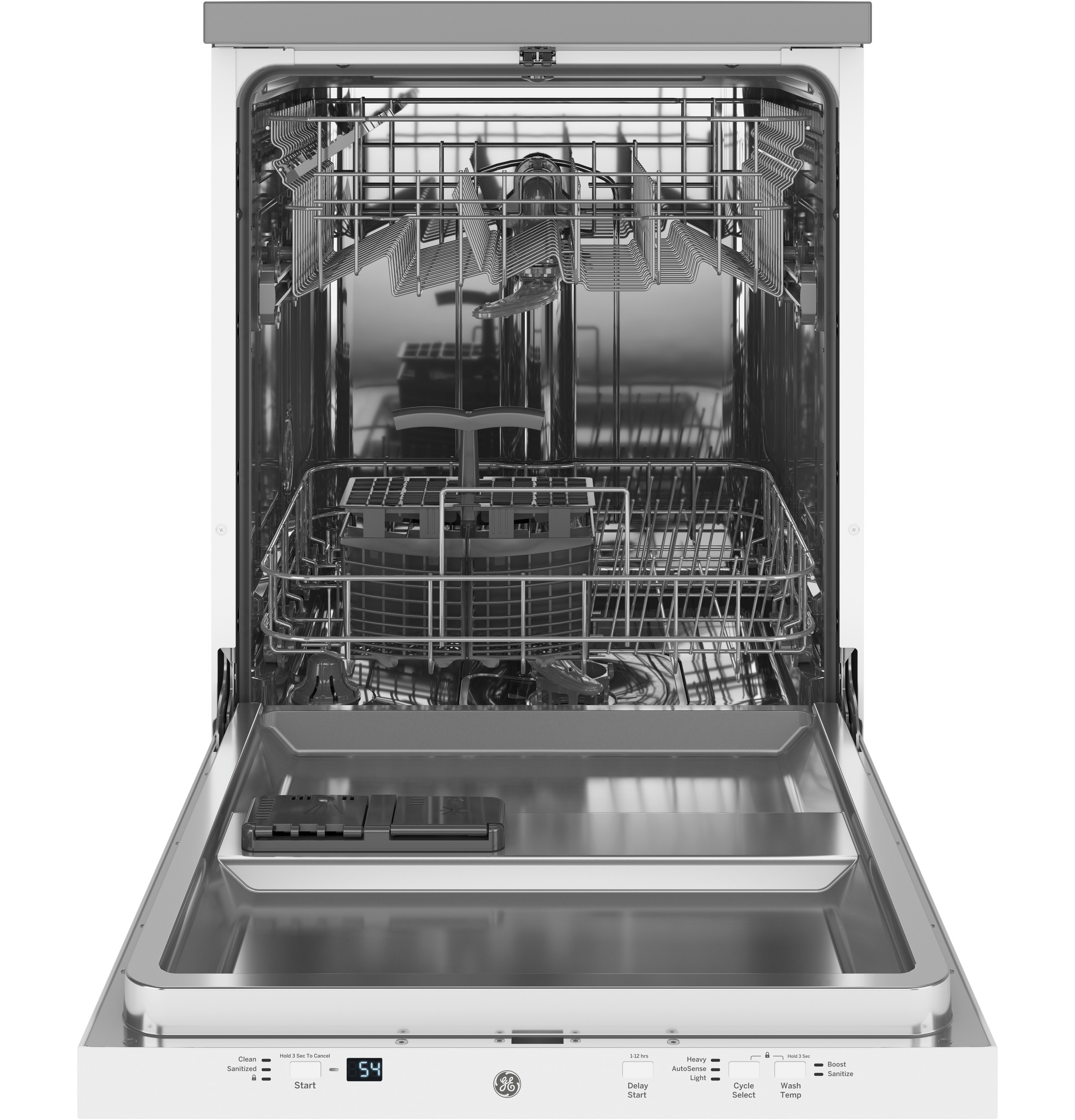 23809 - portable - dishwasher - GPT225SGLWW - open - empty 23809 - portable - dishwasher - GPT225SGLWW - open - empty