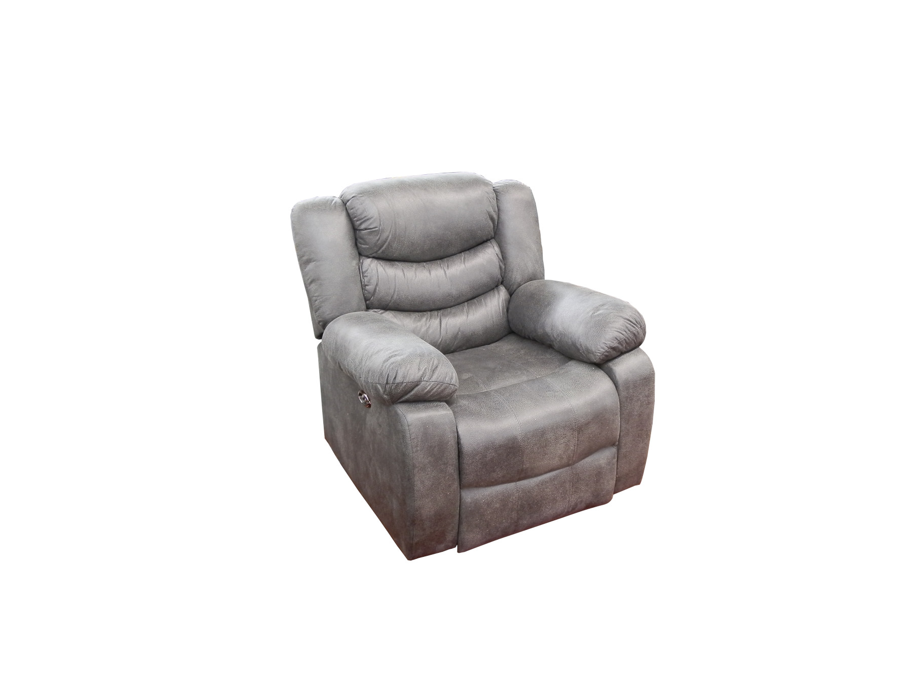 24004 - Power Recliner - UF-59929 - Grey - Closed 24004 - Power Recliner - UF-59929 - Grey - Closed