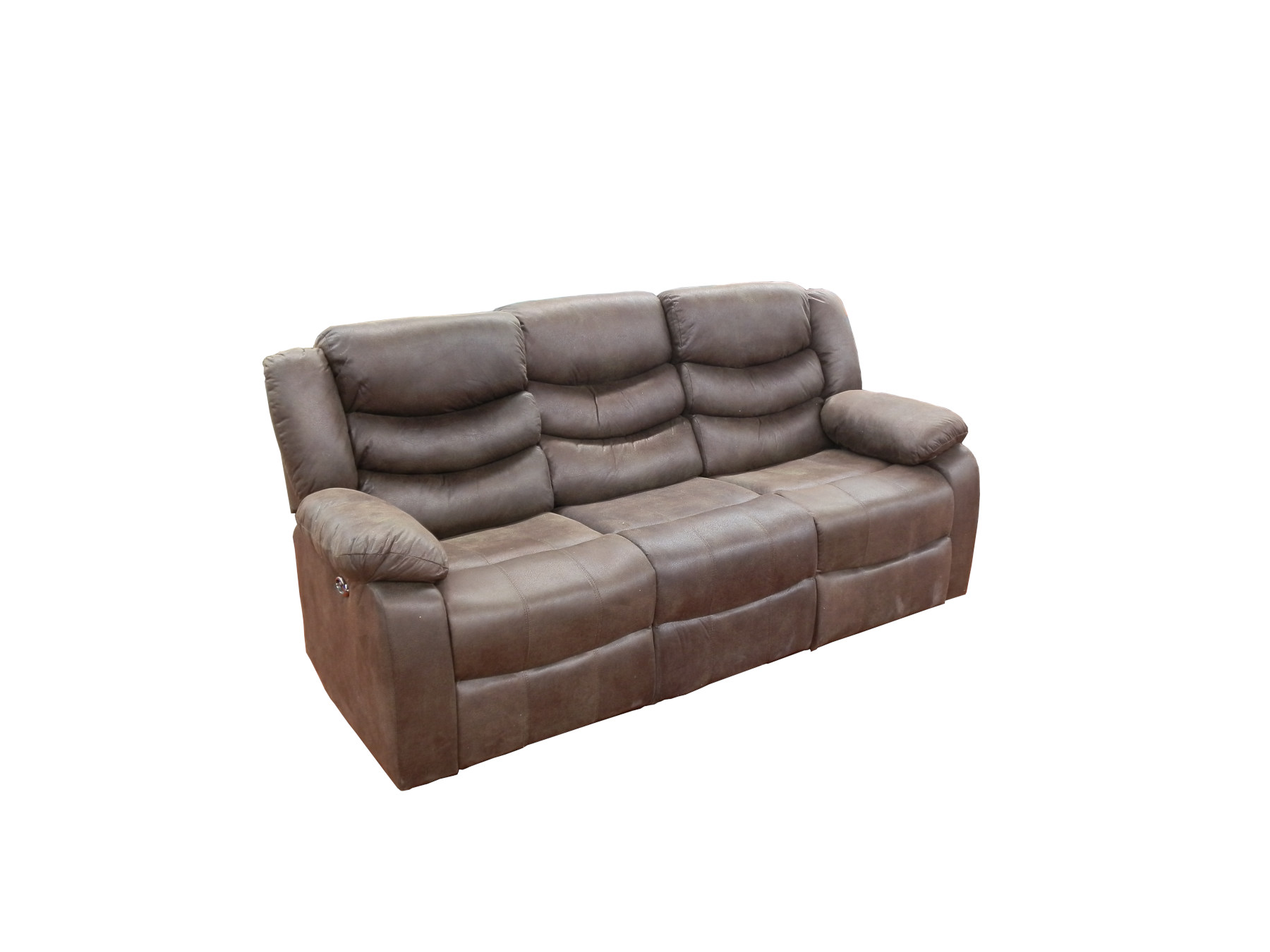 24005 - Power Reclining Sofa - UF-59929 - Brown - Closed 24005 - Power Reclining Sofa - UF-59929 - Brown - Closed