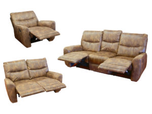 24116 - Reclining Sofa Set - AMA-DB - Extended