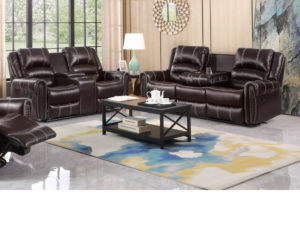 24662 - Reclining Sofa and Loveseat - BX-2525 - Brown